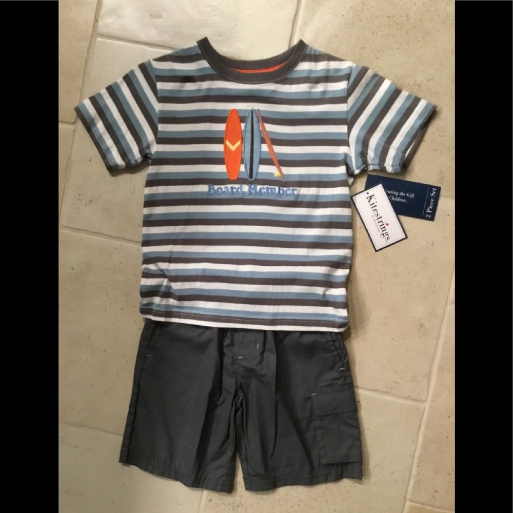 2 pc Tee & Short Set Hartstrings Size 4T. NWT